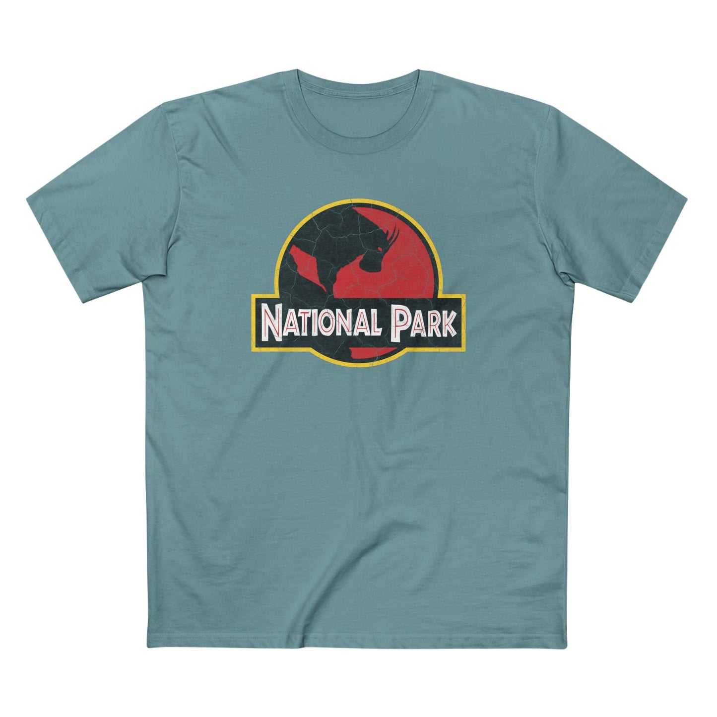 Mountain Goat National Park T-Shirt - Parody Logo