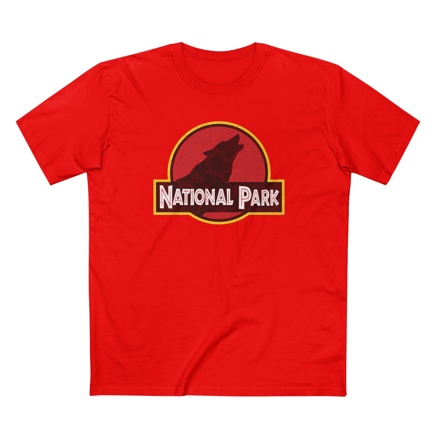 Wolf National Park T-Shirt - Parody Logo