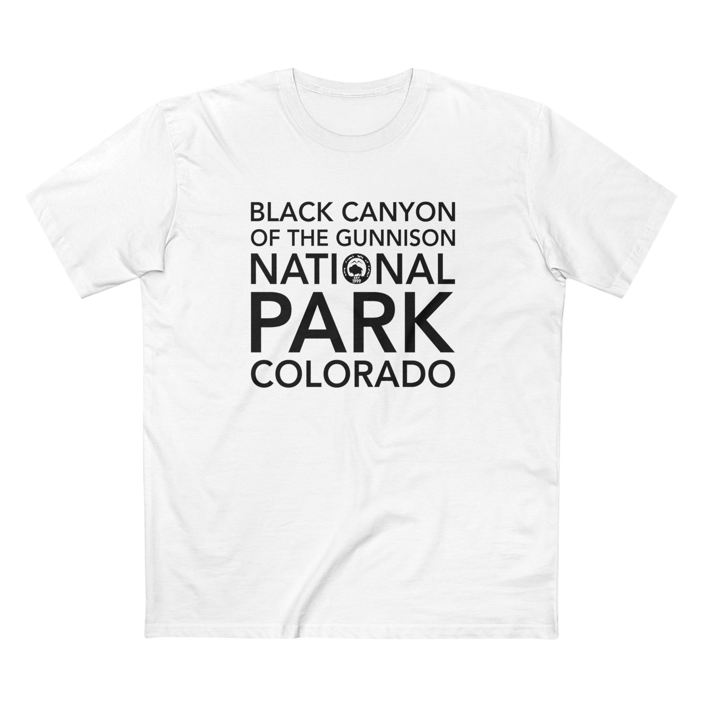 Black Canyon of the Gunnison National Park T-Shirt Block Text