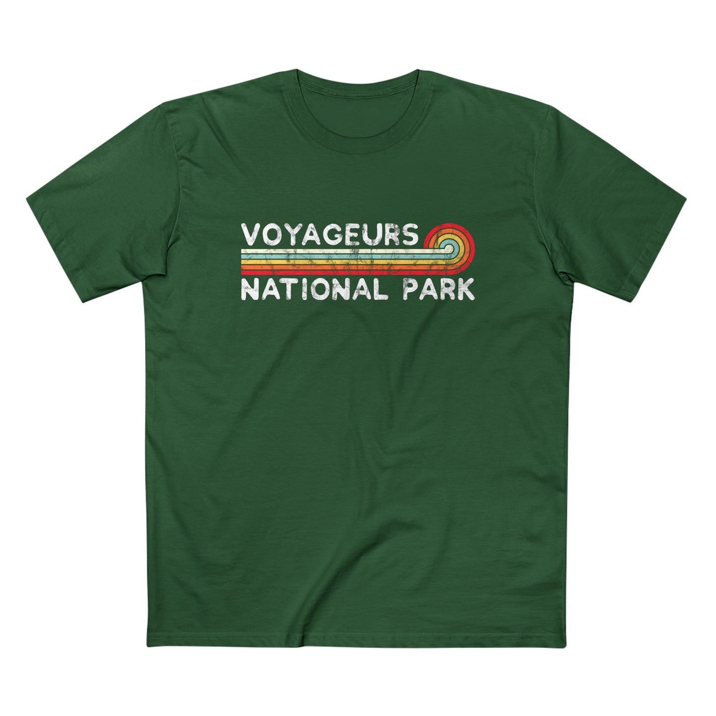 Voyageurs National Park T-Shirt - Vintage Stretched Sunrise