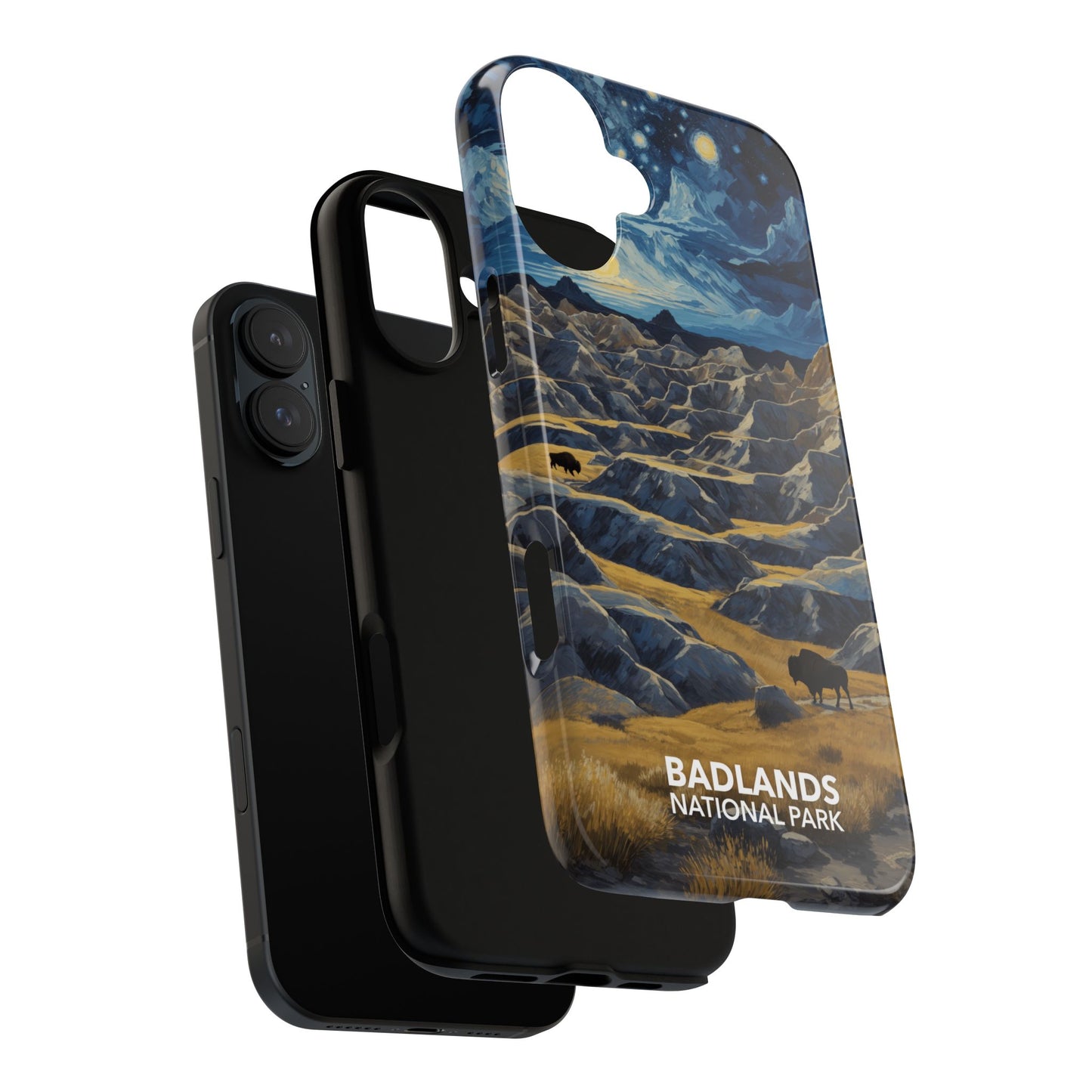 Badlands National Park Phone Case - Starry Night