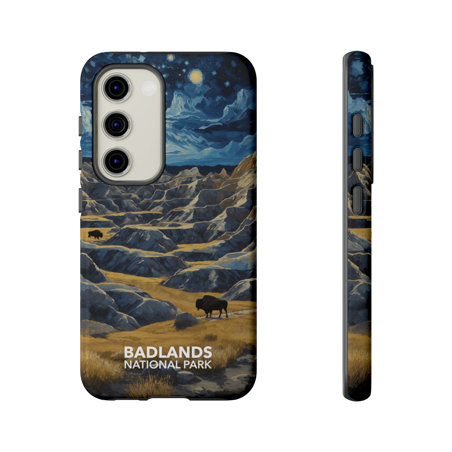 Badlands National Park Phone Case - Starry Night