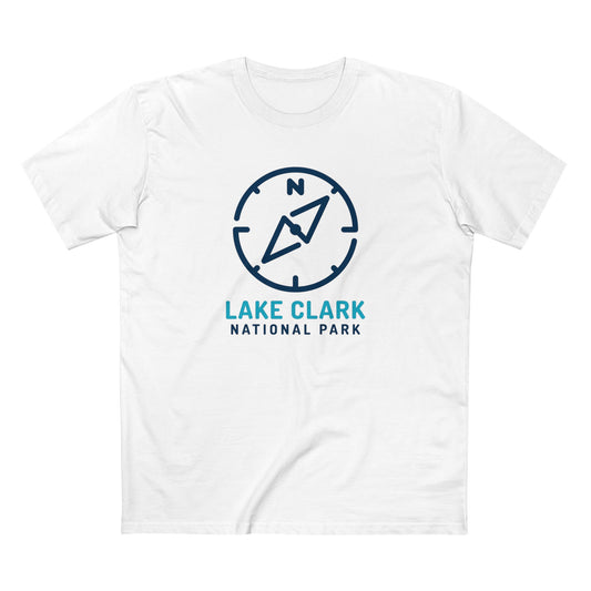 Lake Clark National Park T-Shirt Compass Design