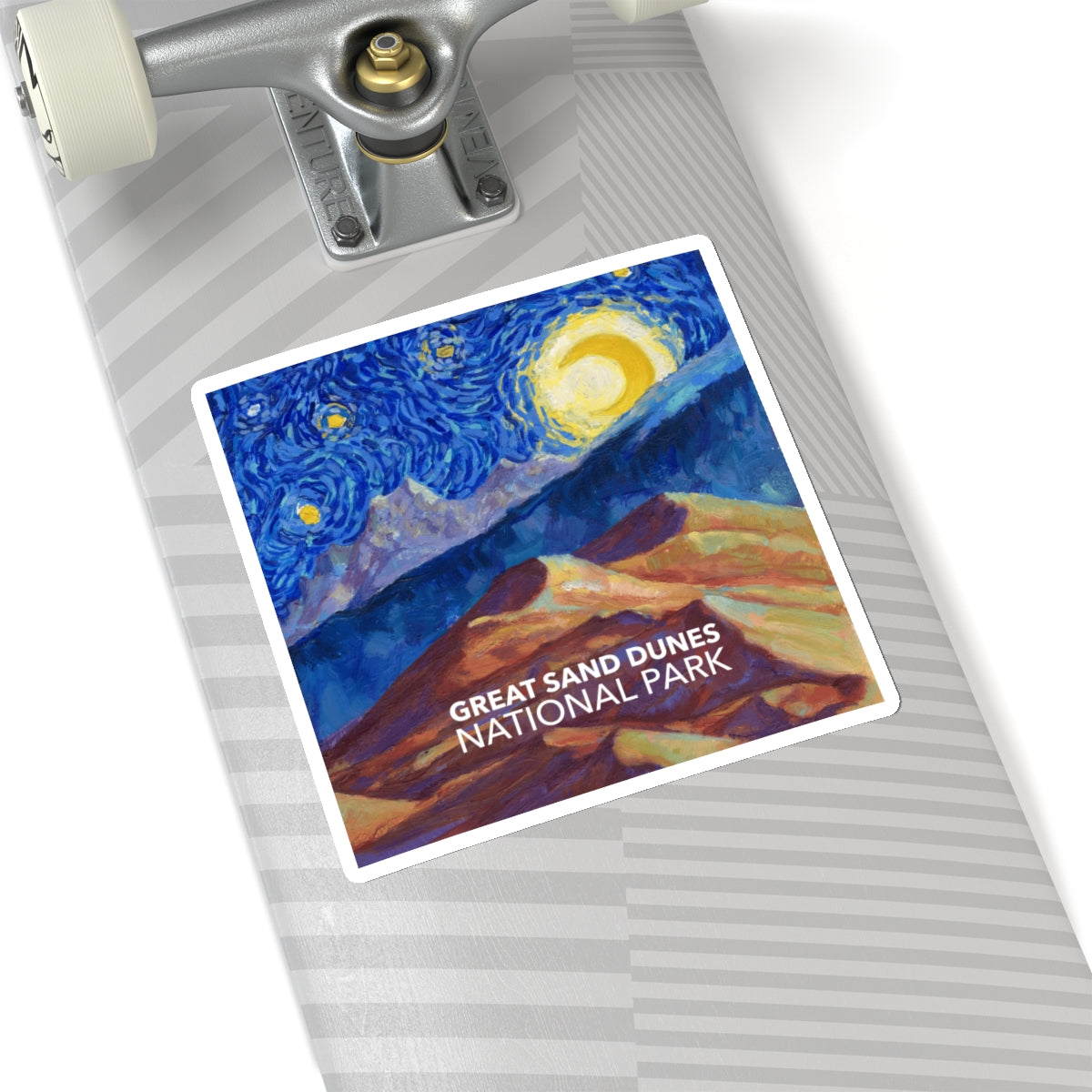 Great Sand Dunes National Park Sticker - The Starry Night