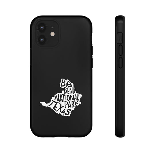 Big Bend National Park Phone Case - Map Design