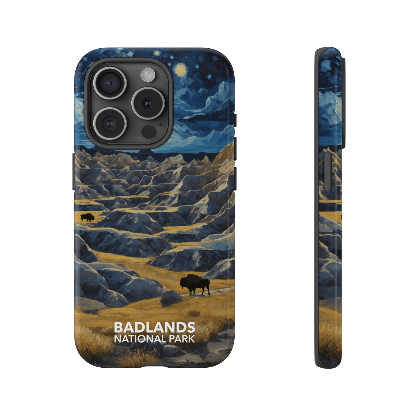 Badlands National Park Phone Case - Starry Night