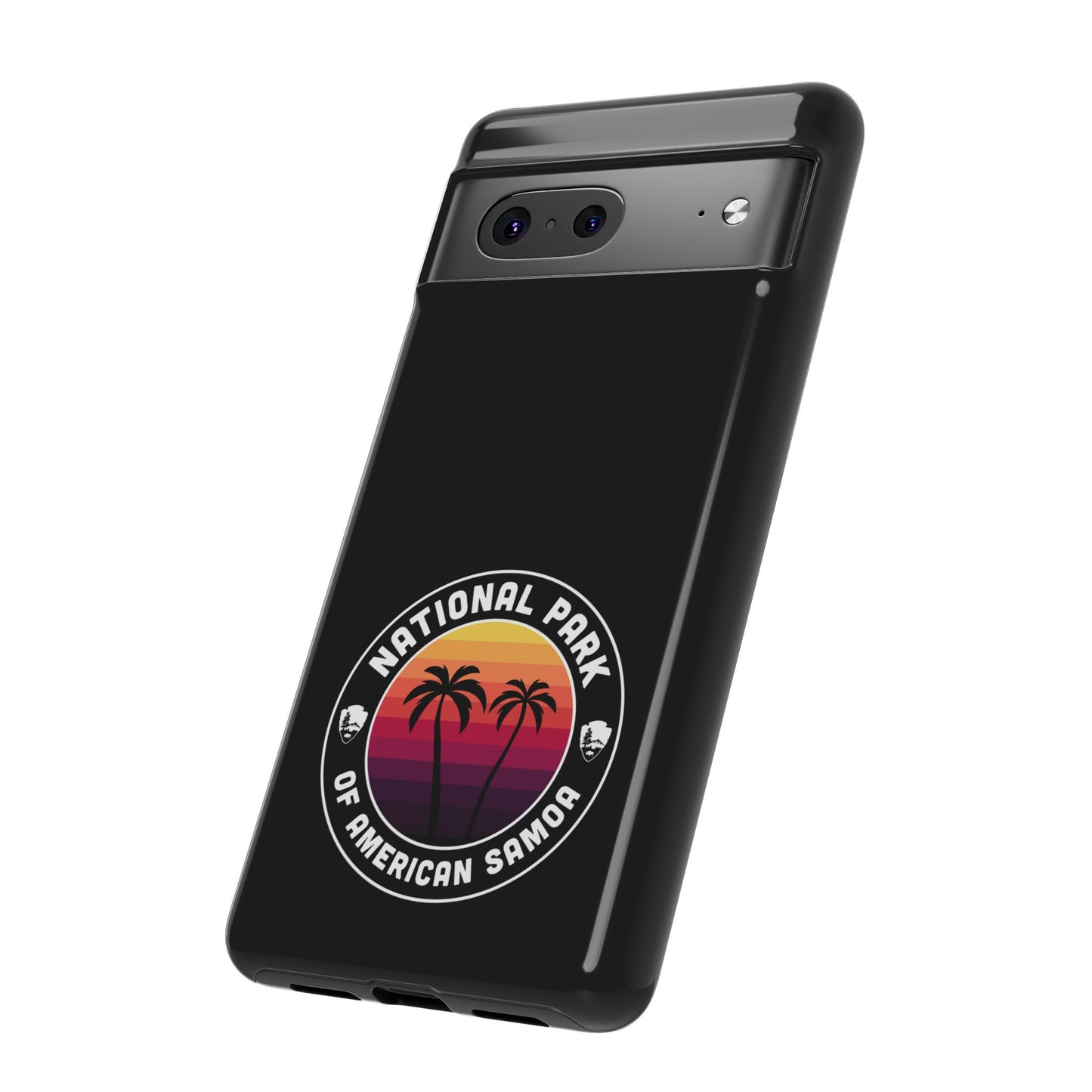 National Park of American Samoa Phone Case - Round Emblem Design