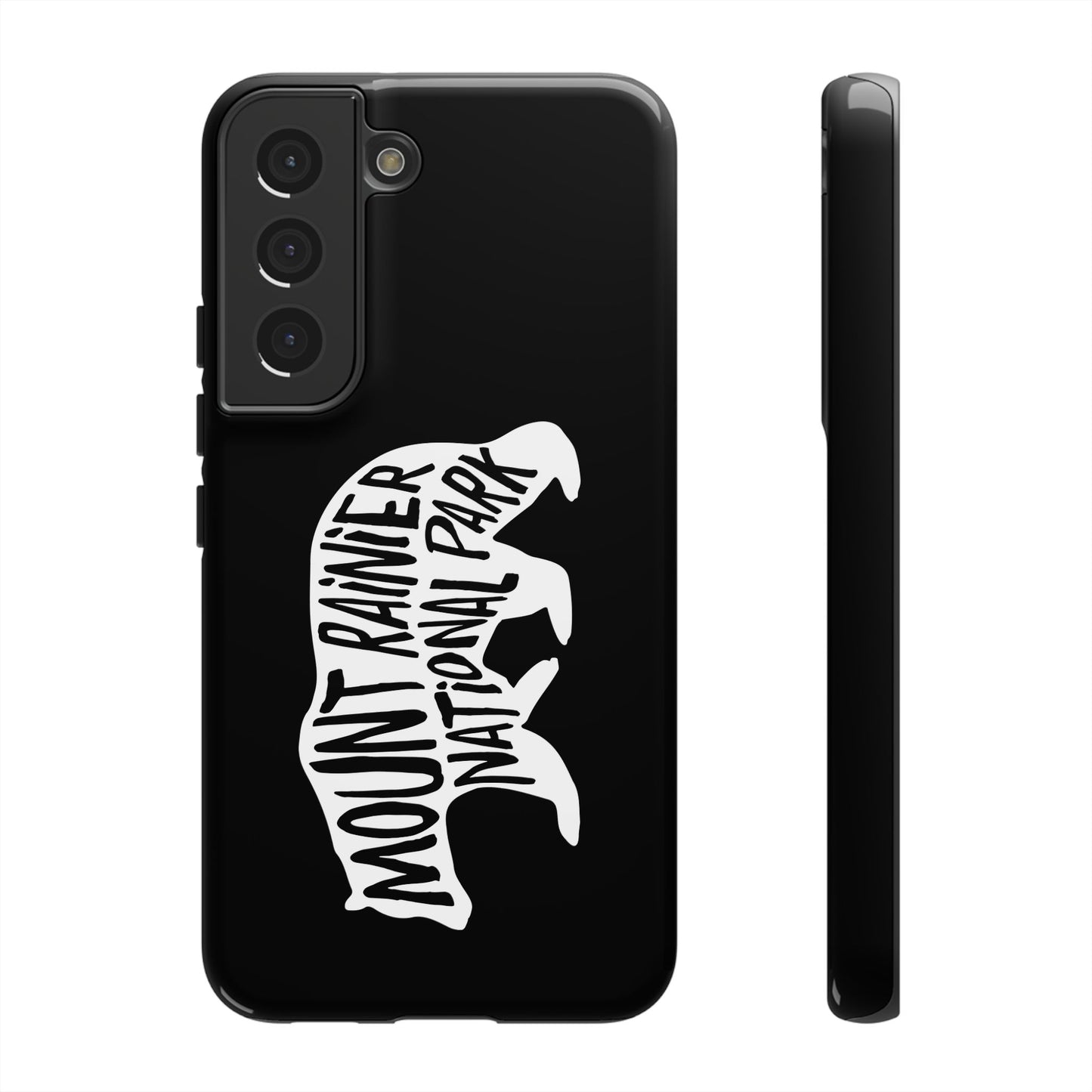 Mount Rainier National Park Phone Case - Black Bear Design