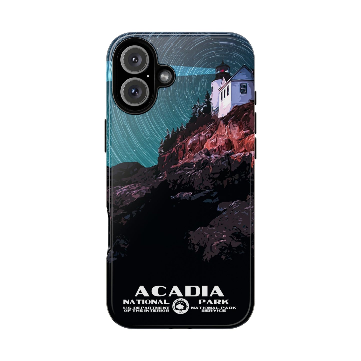 Acadia National Park Phone Case - WPA Style