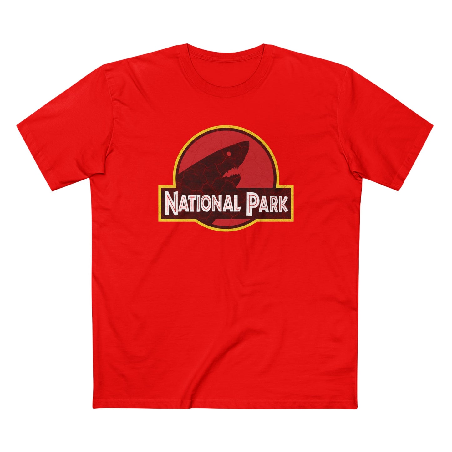 Shark National Park T-Shirt - Parody Logo