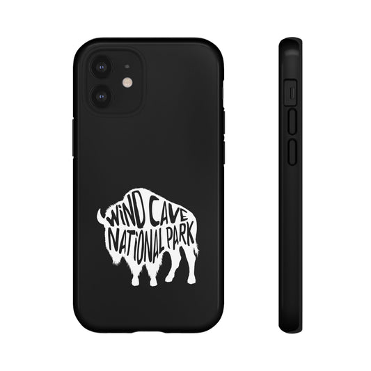 Wind Cave National Park Phone Case - Bison Design