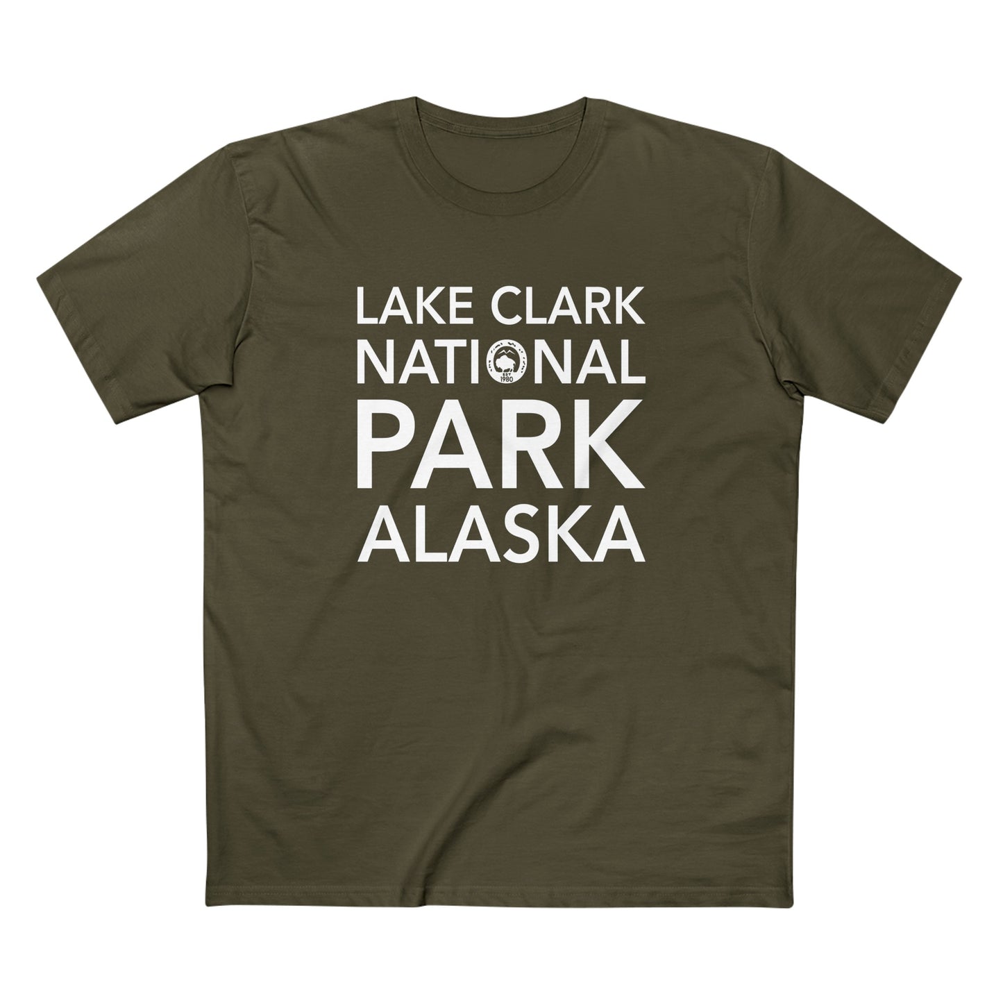 Lake Clark National Park T-Shirt Block Text