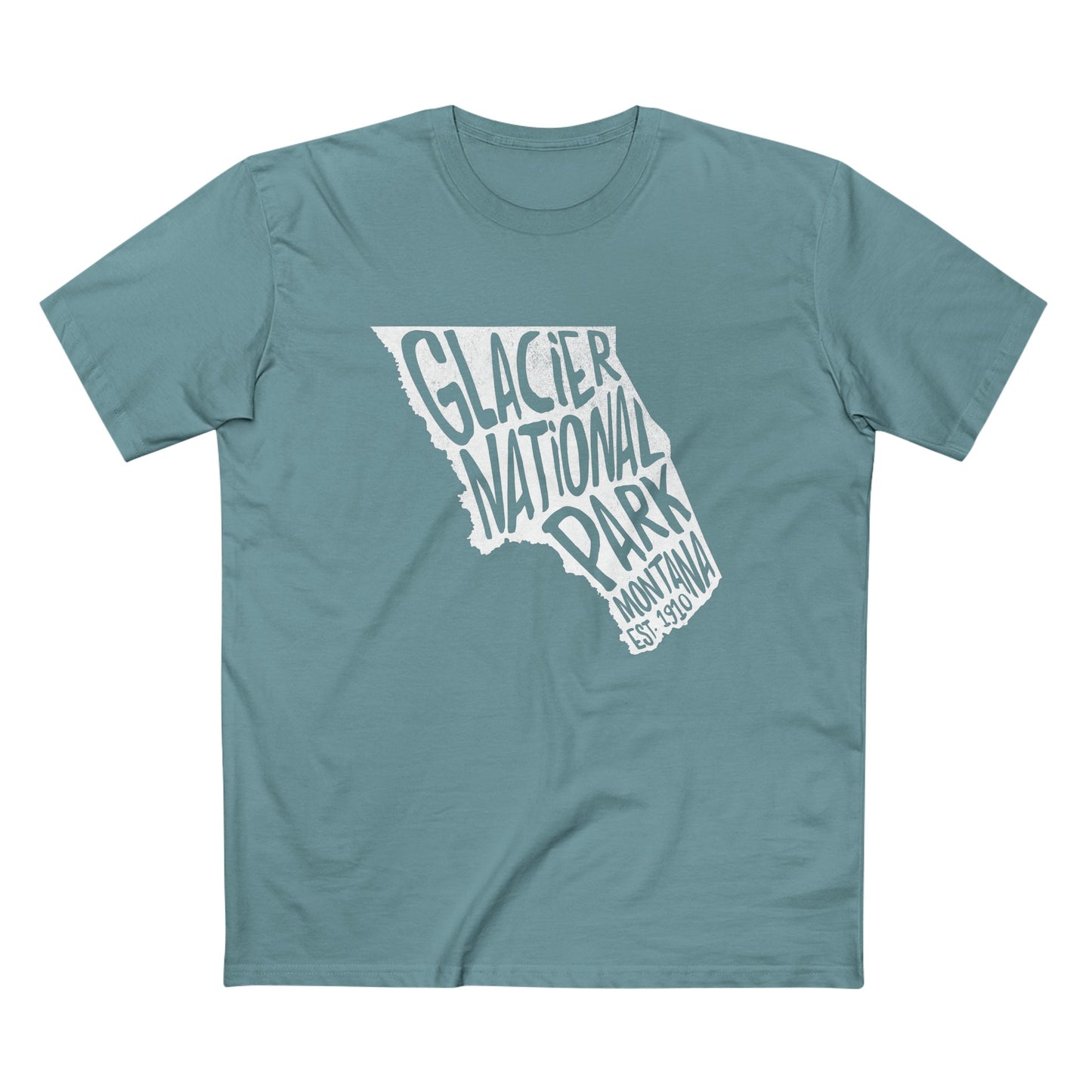 Glacier National Park T-Shirt - Map