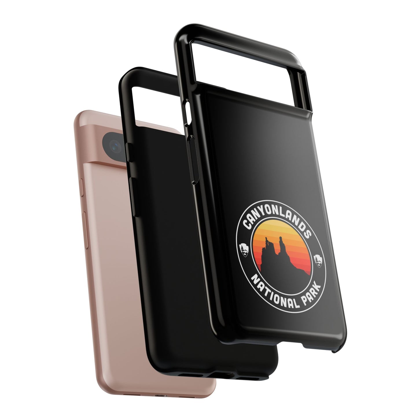 Canyonlands National Park Phone Case - Round Emblem Design