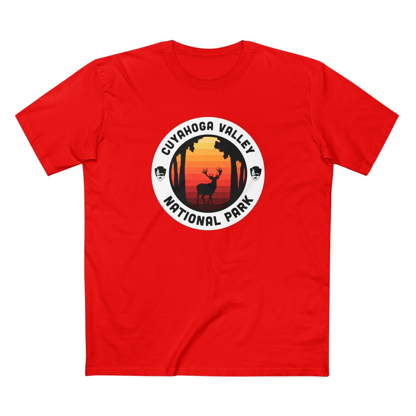 Cuyahoga Valley National Park T-Shirt - Round Badge Design