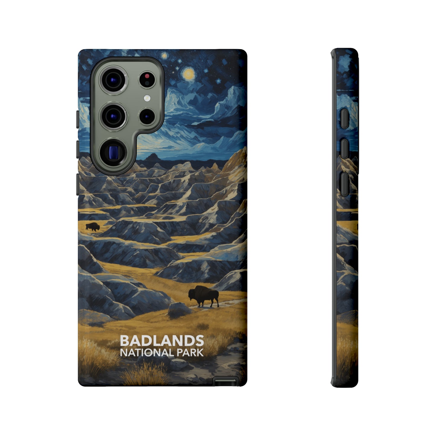 Badlands National Park Phone Case - Starry Night