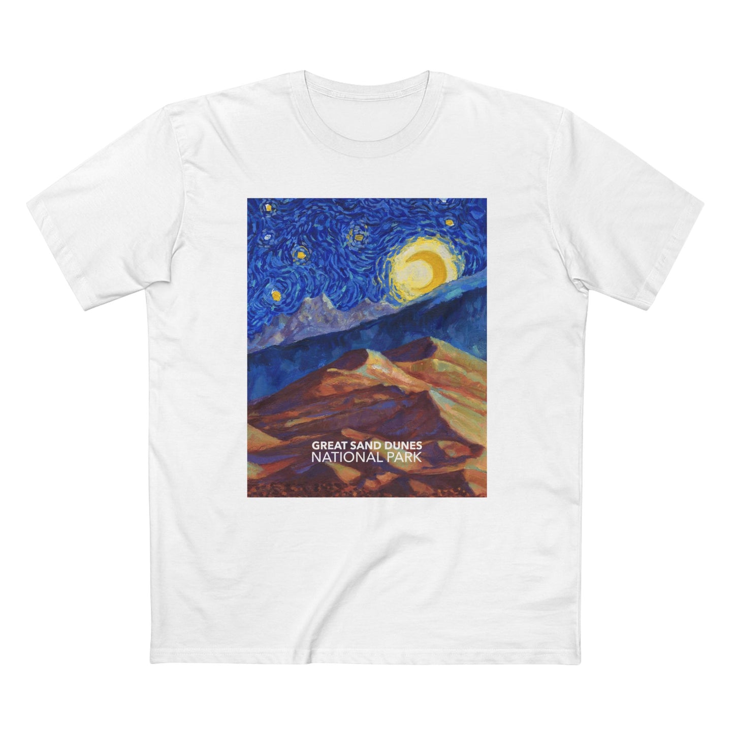 Great Sand Dunes National Park T-Shirt - The Starry Night