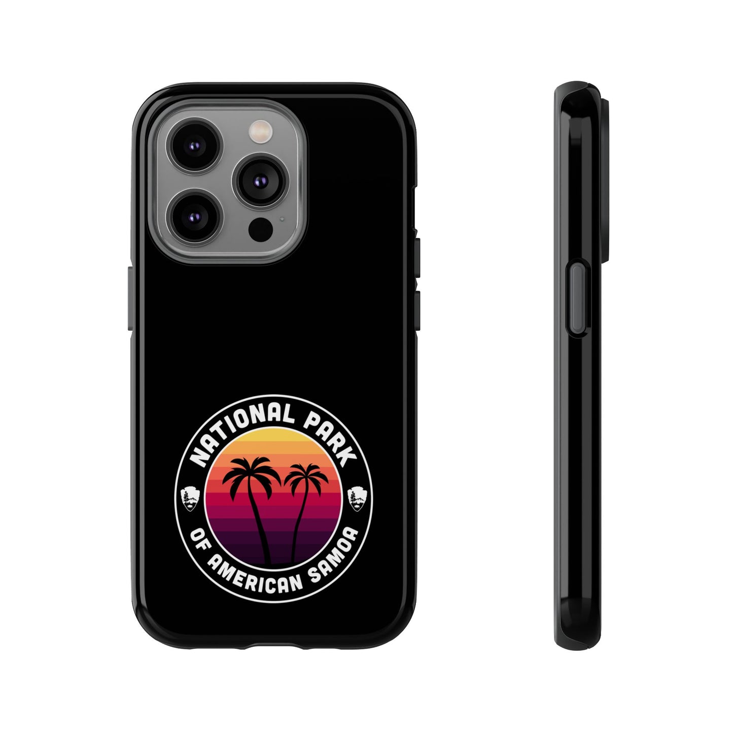 National Park of American Samoa Phone Case - Round Emblem Design