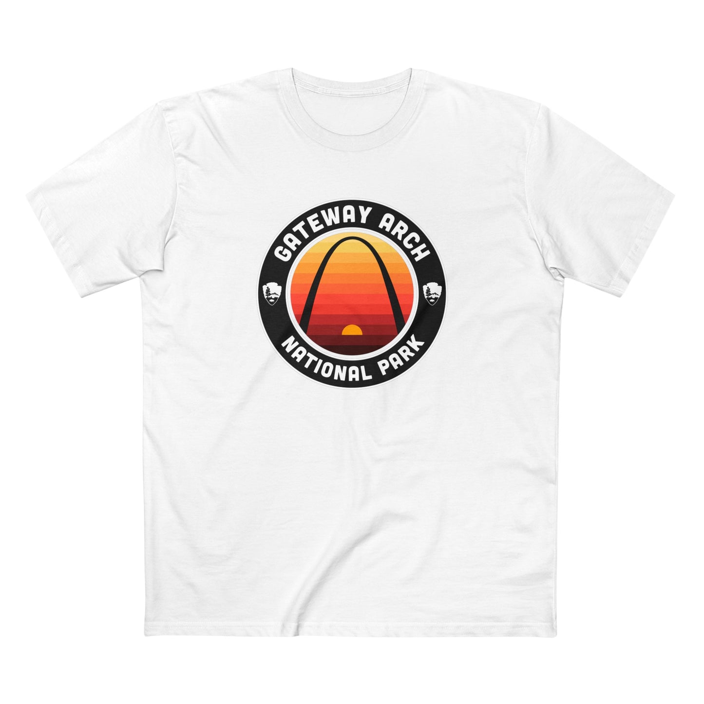 Gateway Arch National Park T-Shirt - Round Badge Design