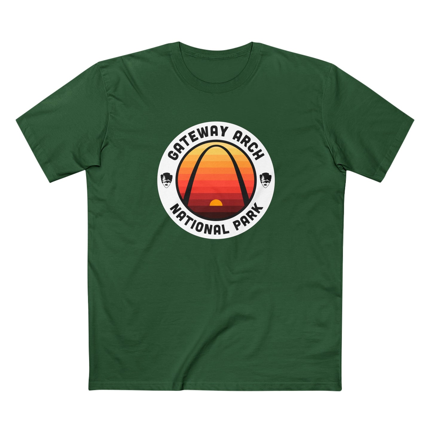 Gateway Arch National Park T-Shirt - Round Badge Design