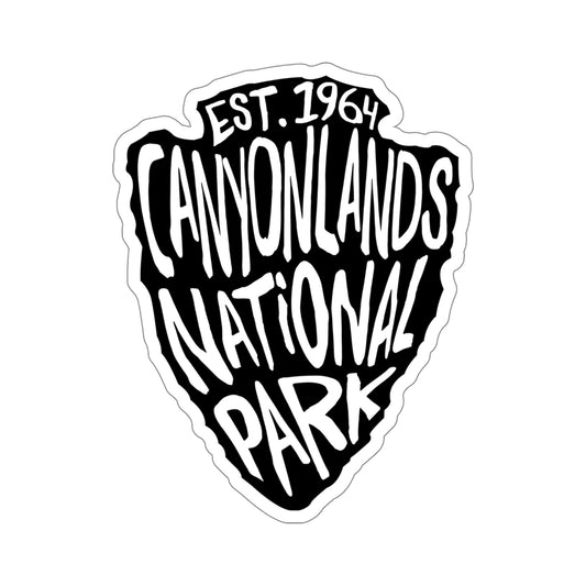 Canyonlands National Park Sticker - Arrow Head Design