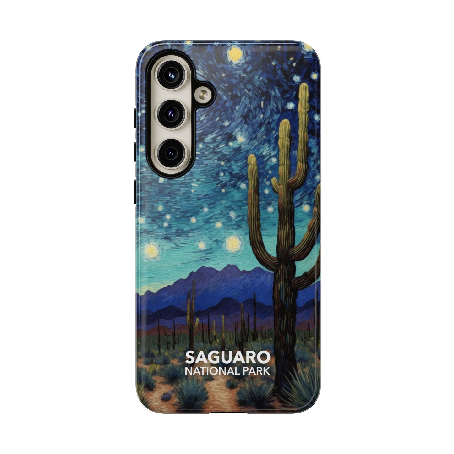 Saguaro National Park Phone Case - Starry Night