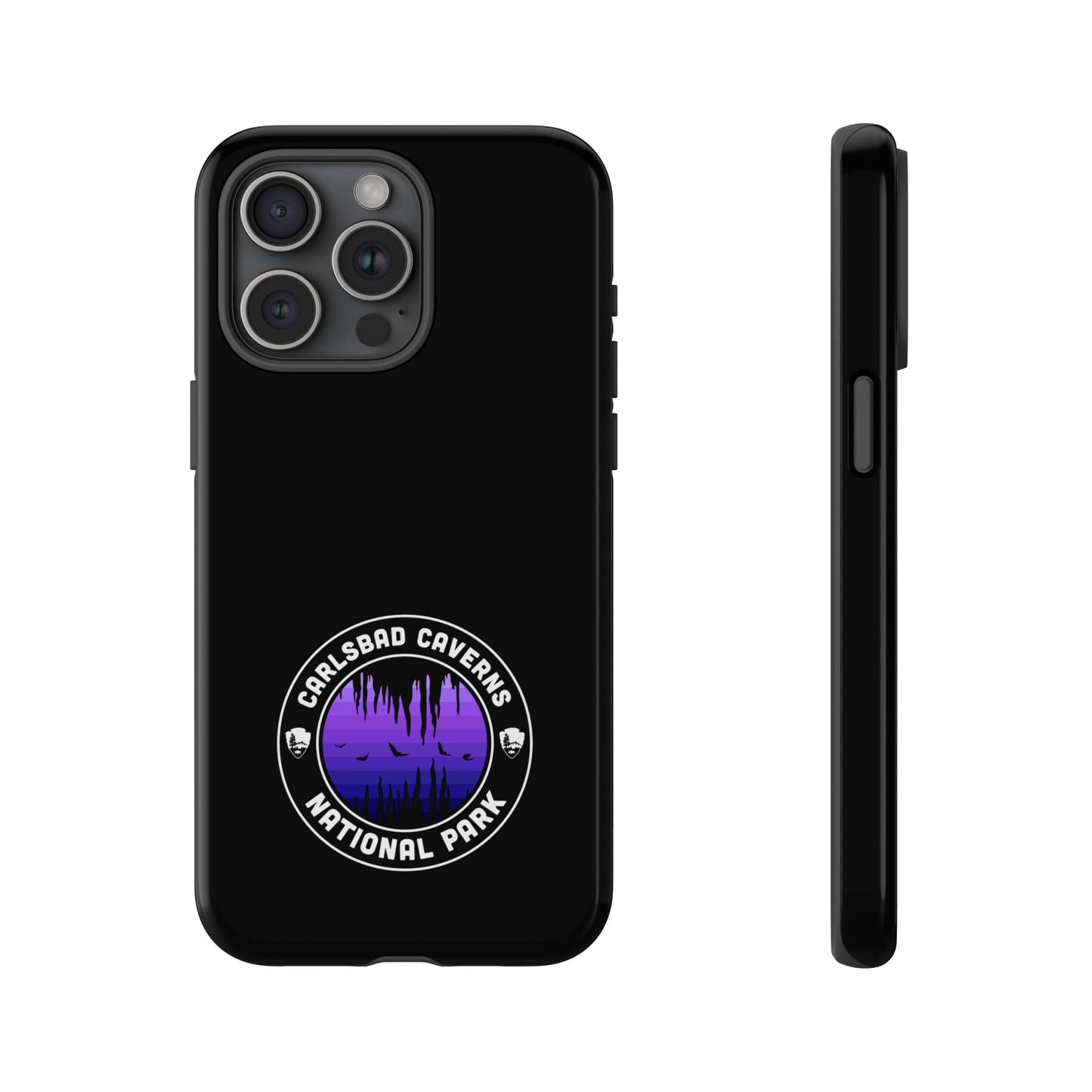 Carlsbad Caverns National Park Phone Case - Round Emblem Design