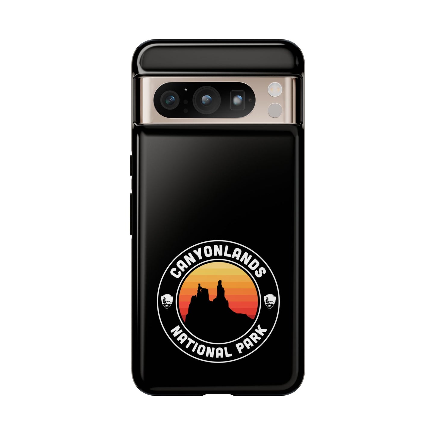 Canyonlands National Park Phone Case - Round Emblem Design