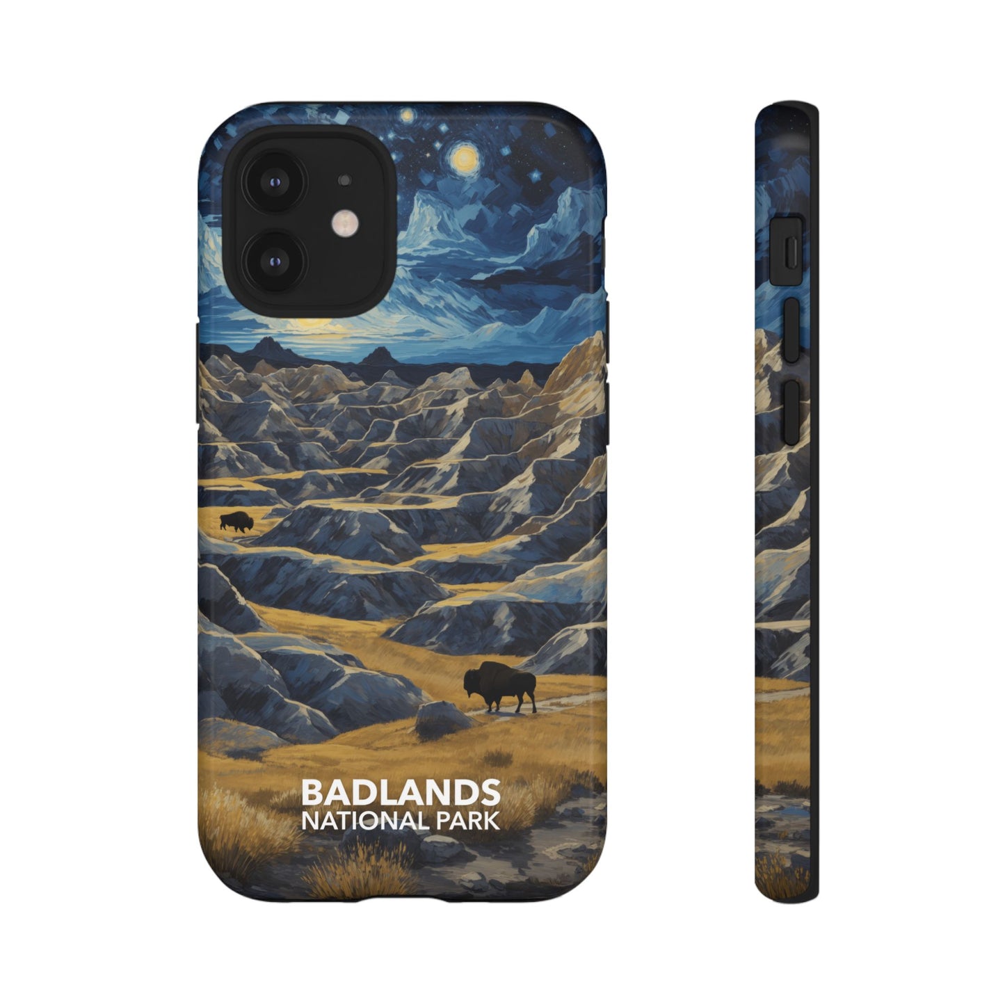 Badlands National Park Phone Case - Starry Night