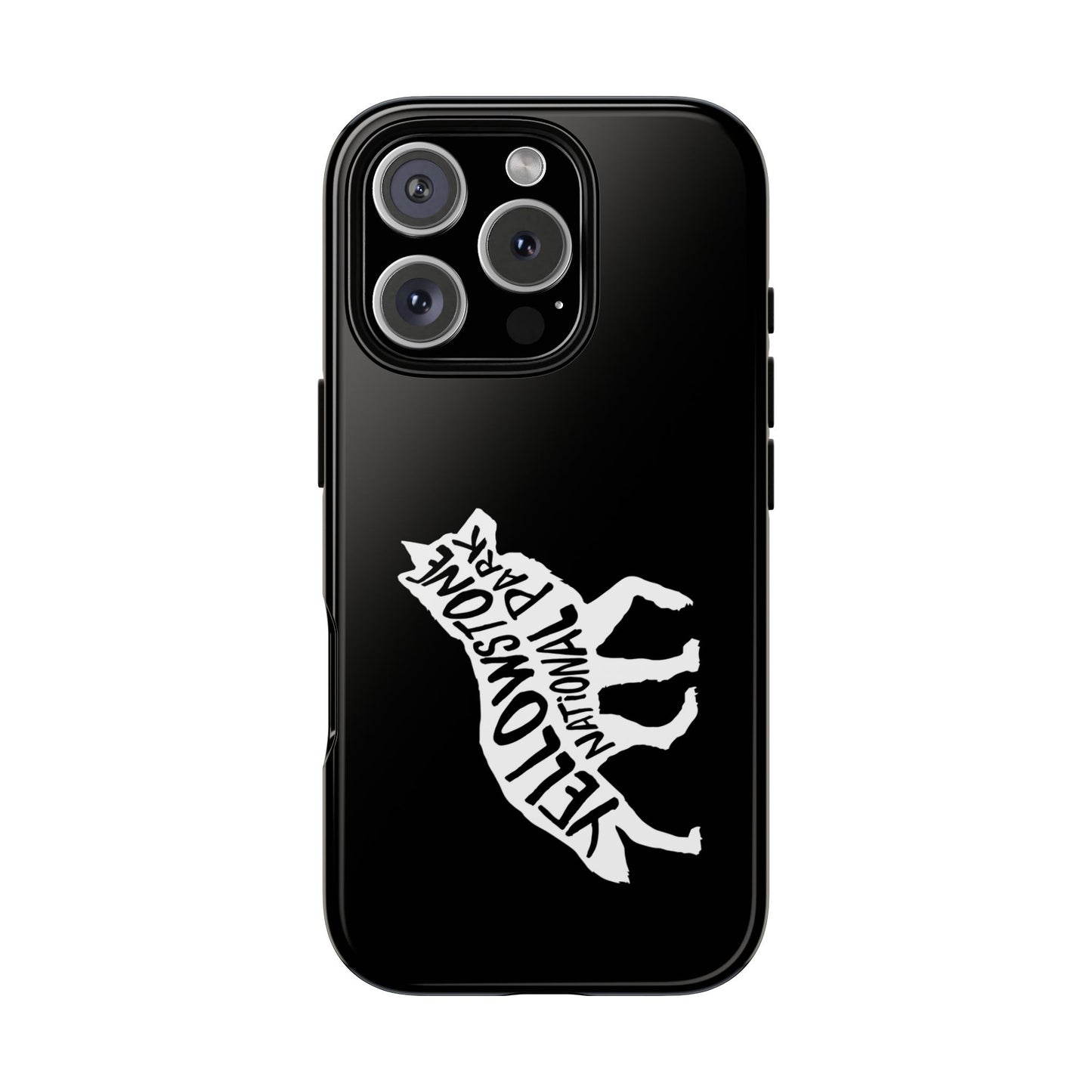 Yellowstone National Park Phone Case - Wolf Design