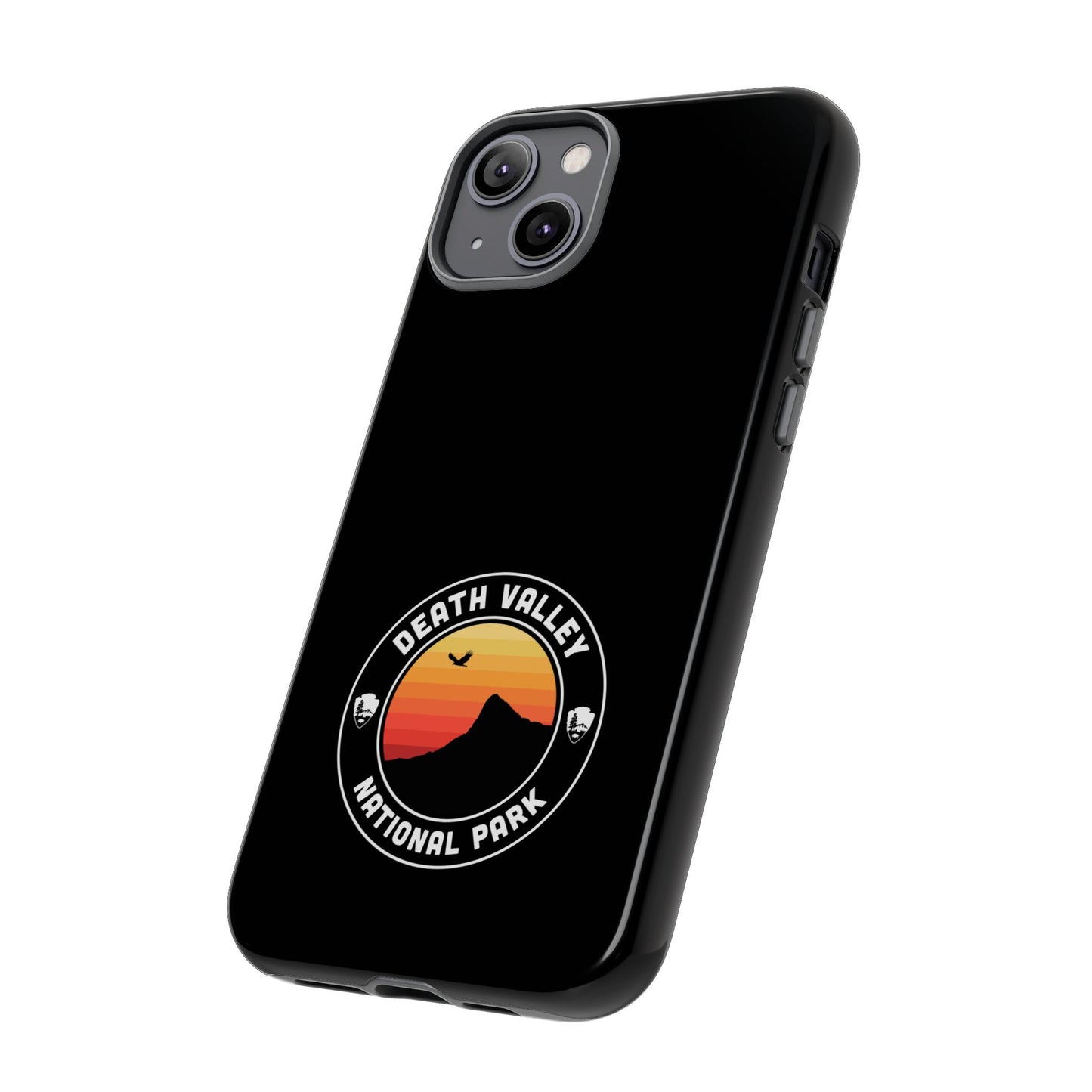 Death Valley National Park Phone Case - Round Emblem Design