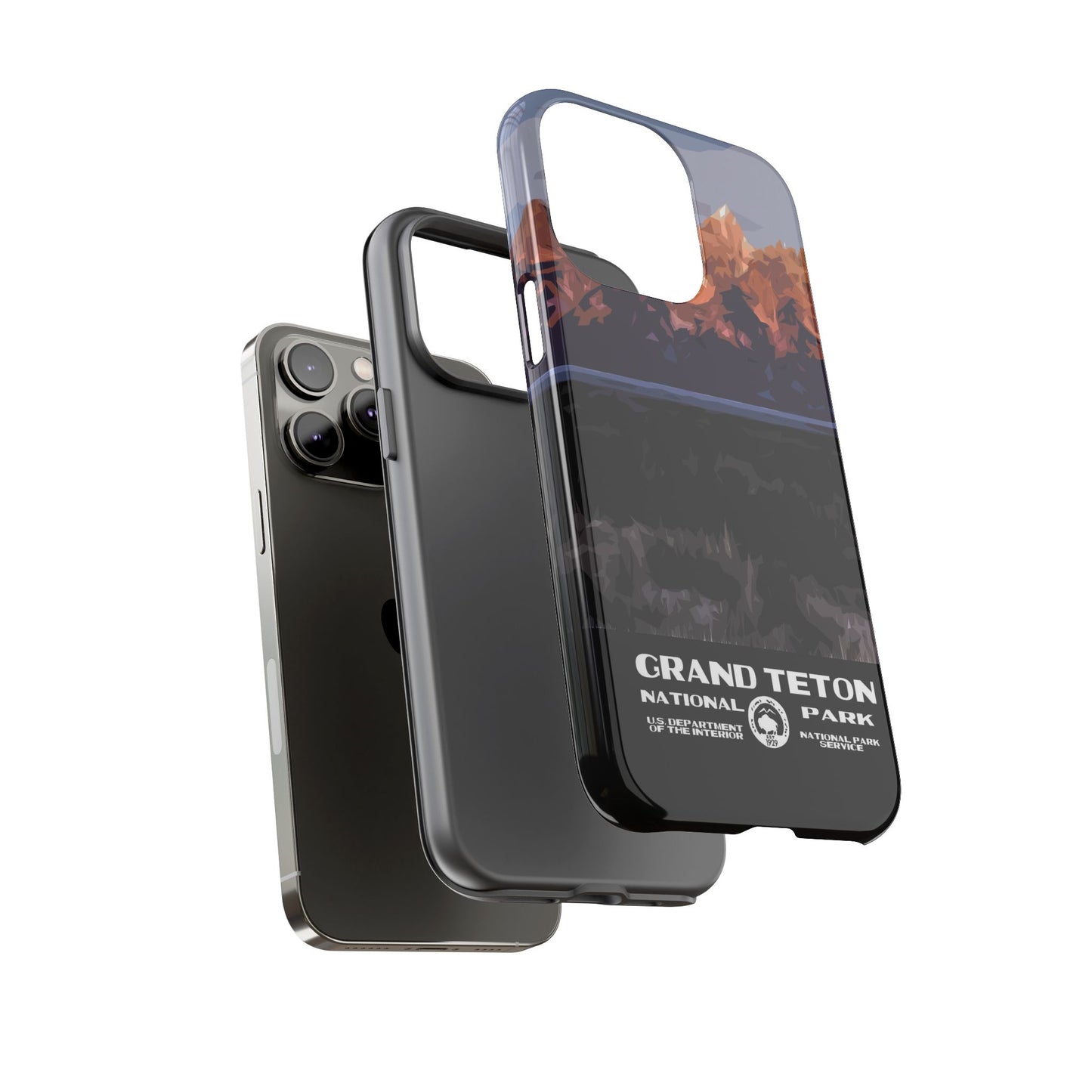 Grand Teton National Park Phone Case - WPA Style