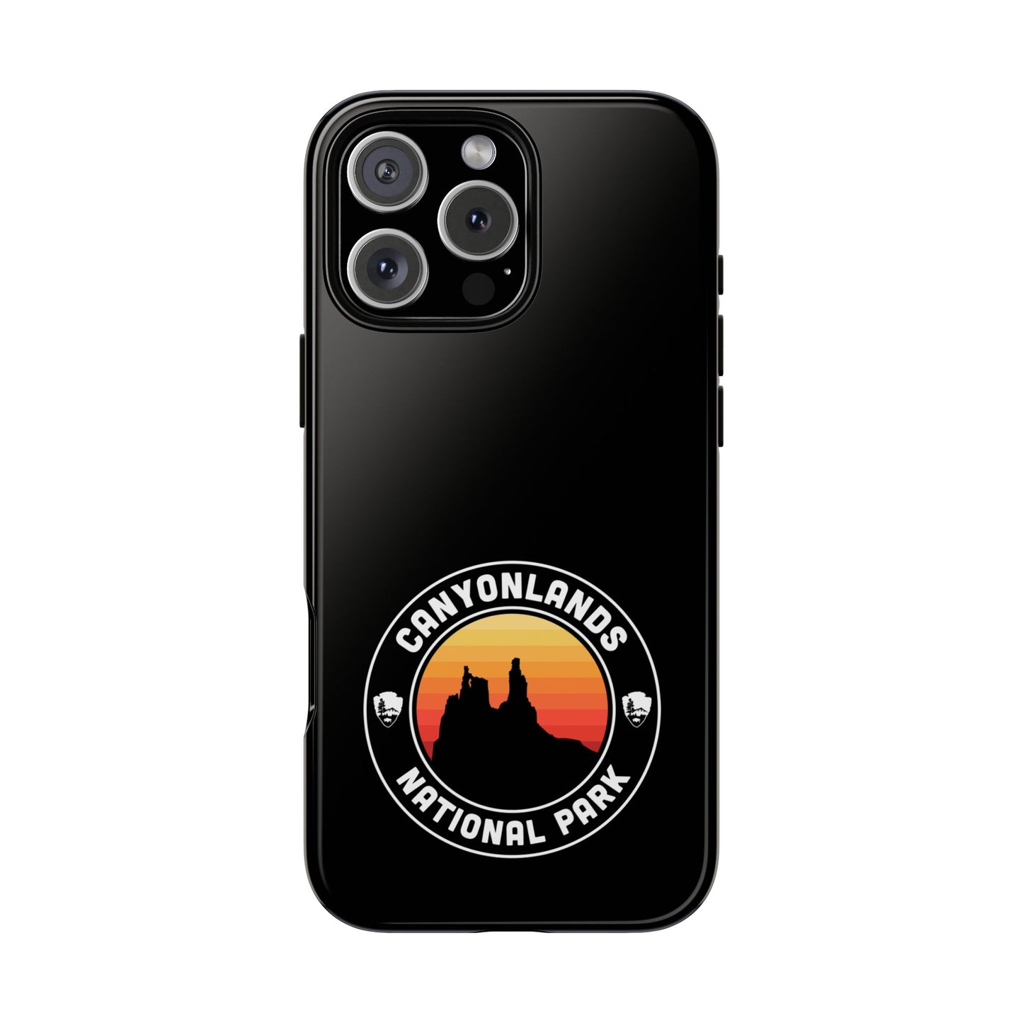 Canyonlands National Park Phone Case - Round Emblem Design