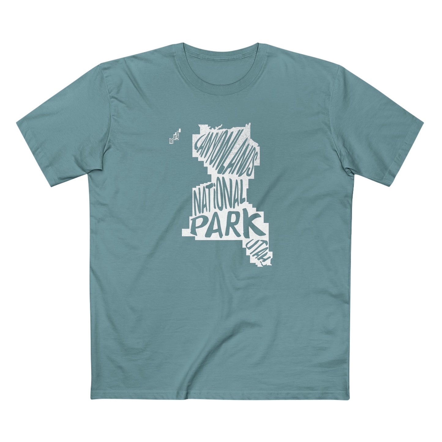 Canyonlands National Park T-Shirt - Map