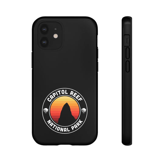 Capitol Reef National Park Phone Case - Round Emblem Design