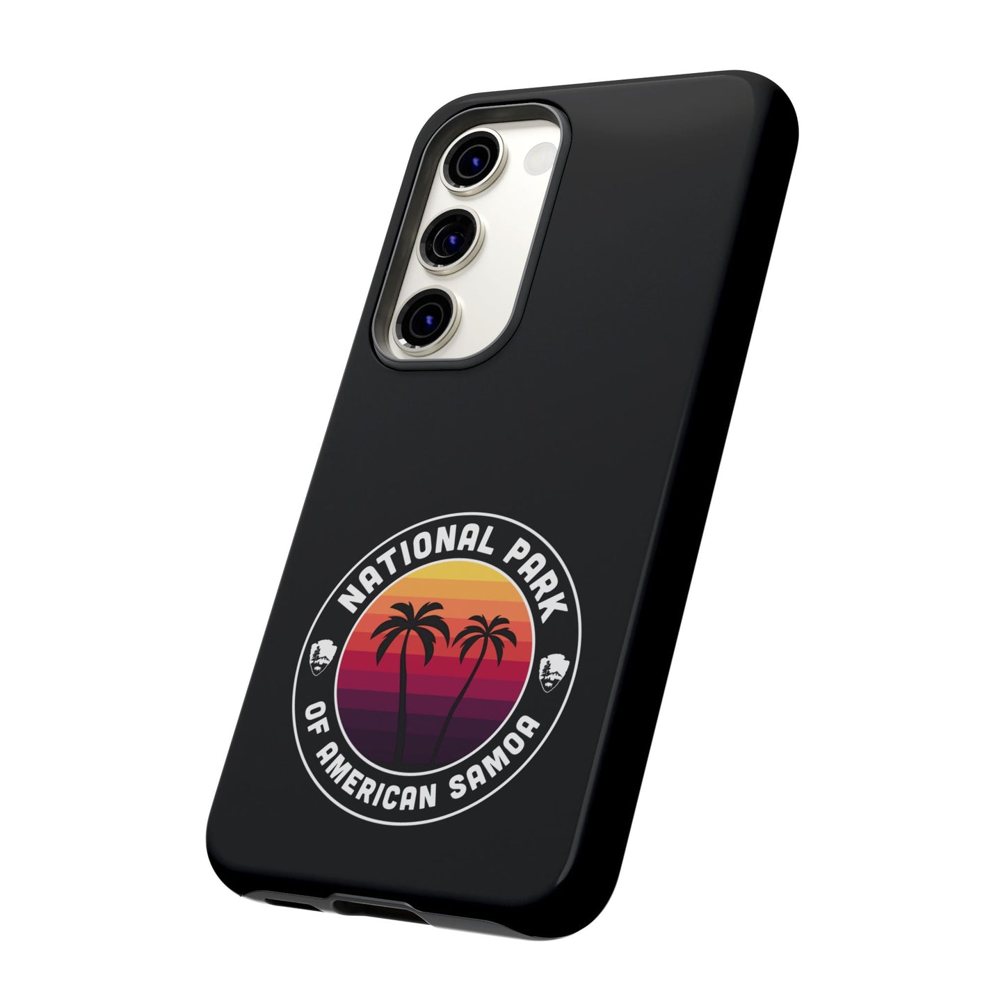 National Park of American Samoa Phone Case - Round Emblem Design