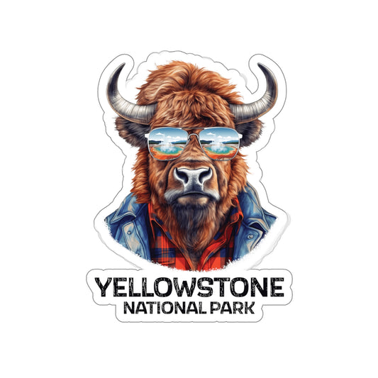 Yellowstone National Park Sticker - Moose