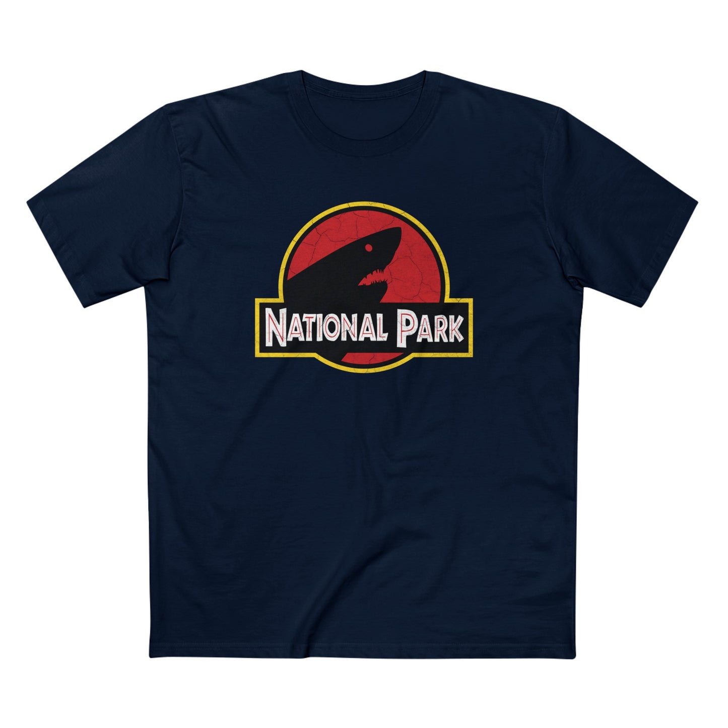 Shark National Park T-Shirt - Parody Logo