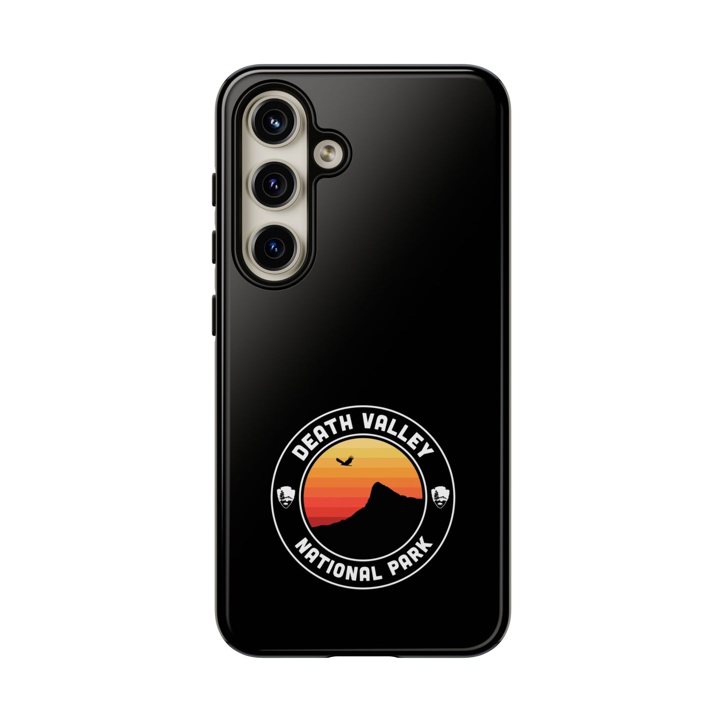 Death Valley National Park Phone Case - Round Emblem Design