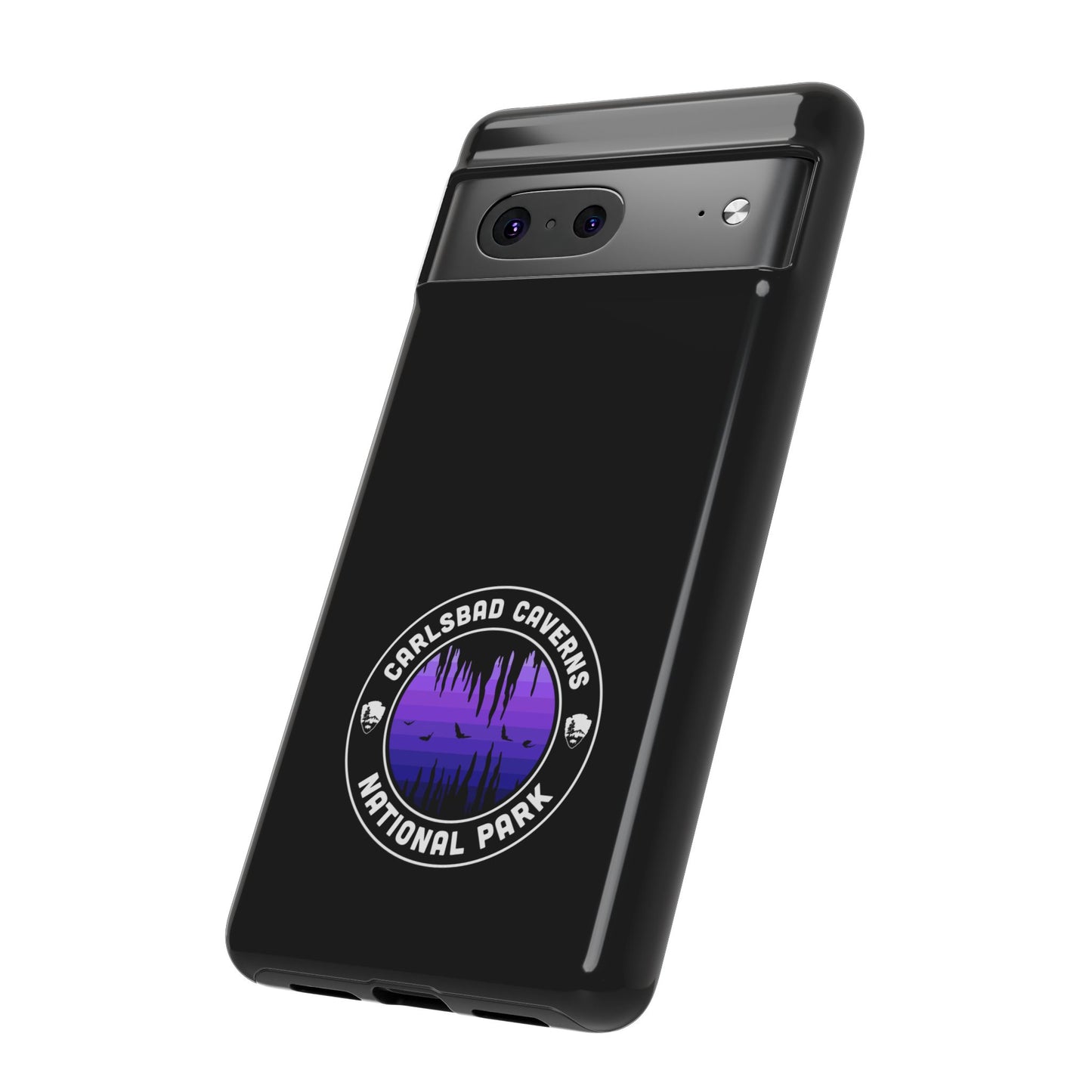 Carlsbad Caverns National Park Phone Case - Round Emblem Design