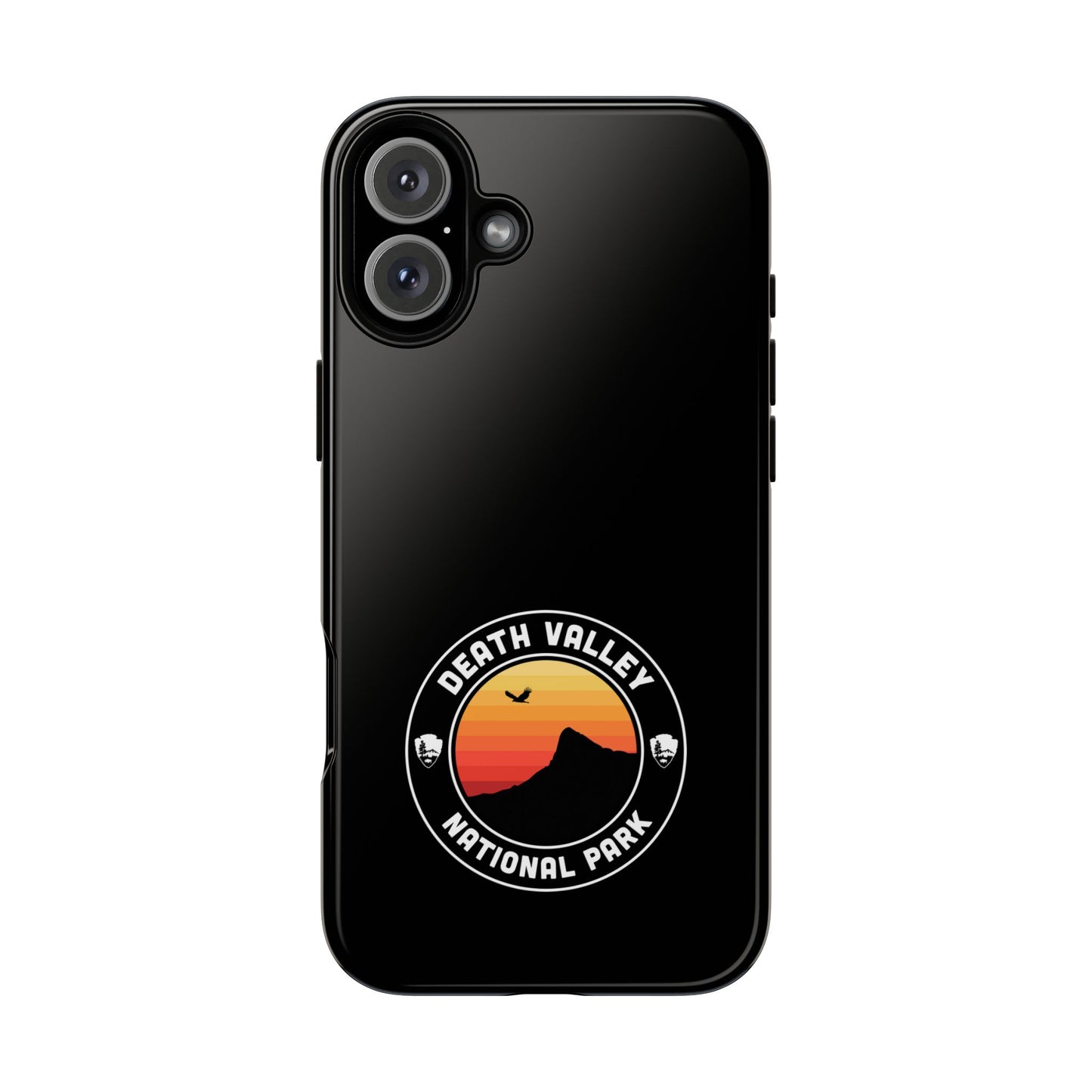 Death Valley National Park Phone Case - Round Emblem Design