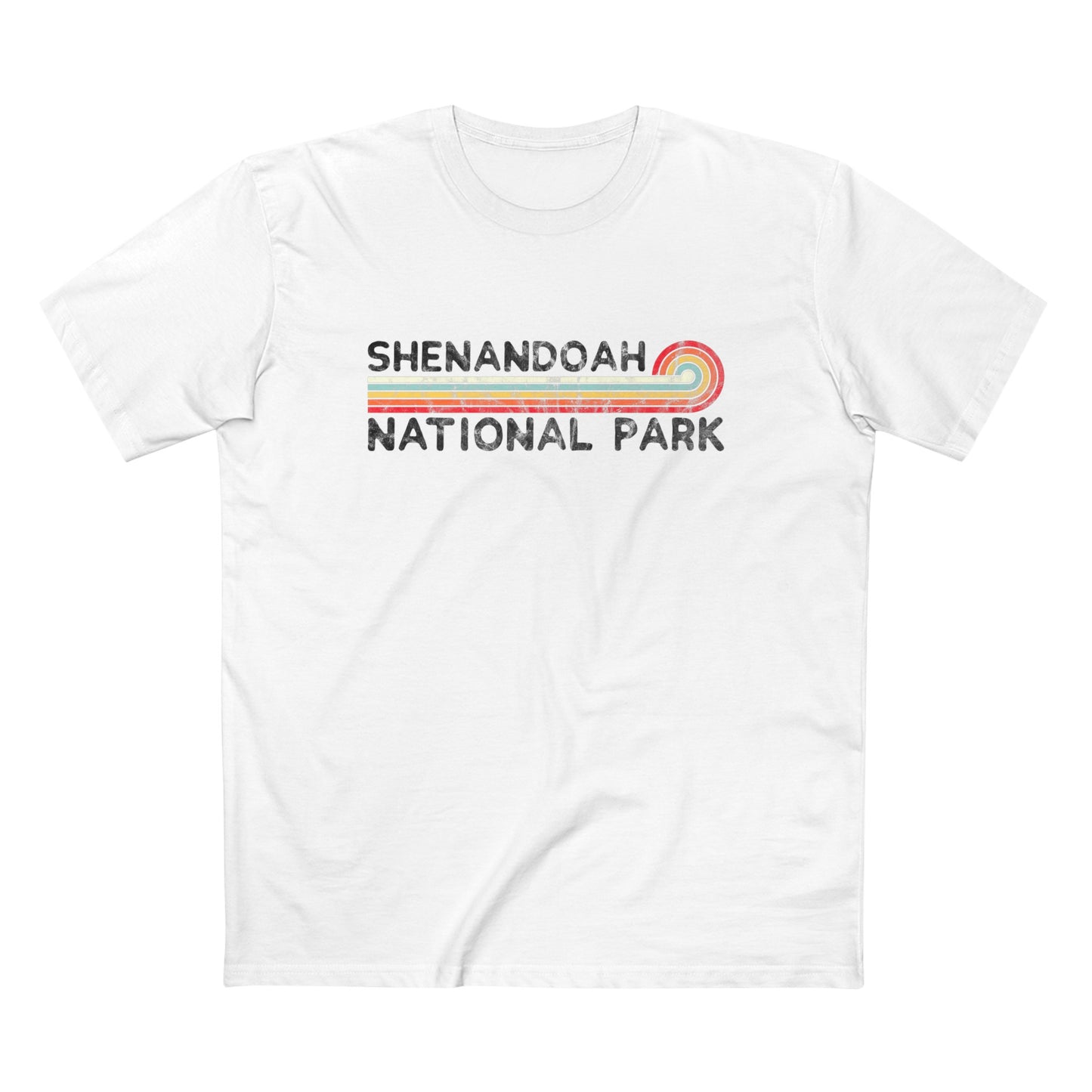 Shenandoah National Park T-Shirt - Vintage Stretched Sunrise