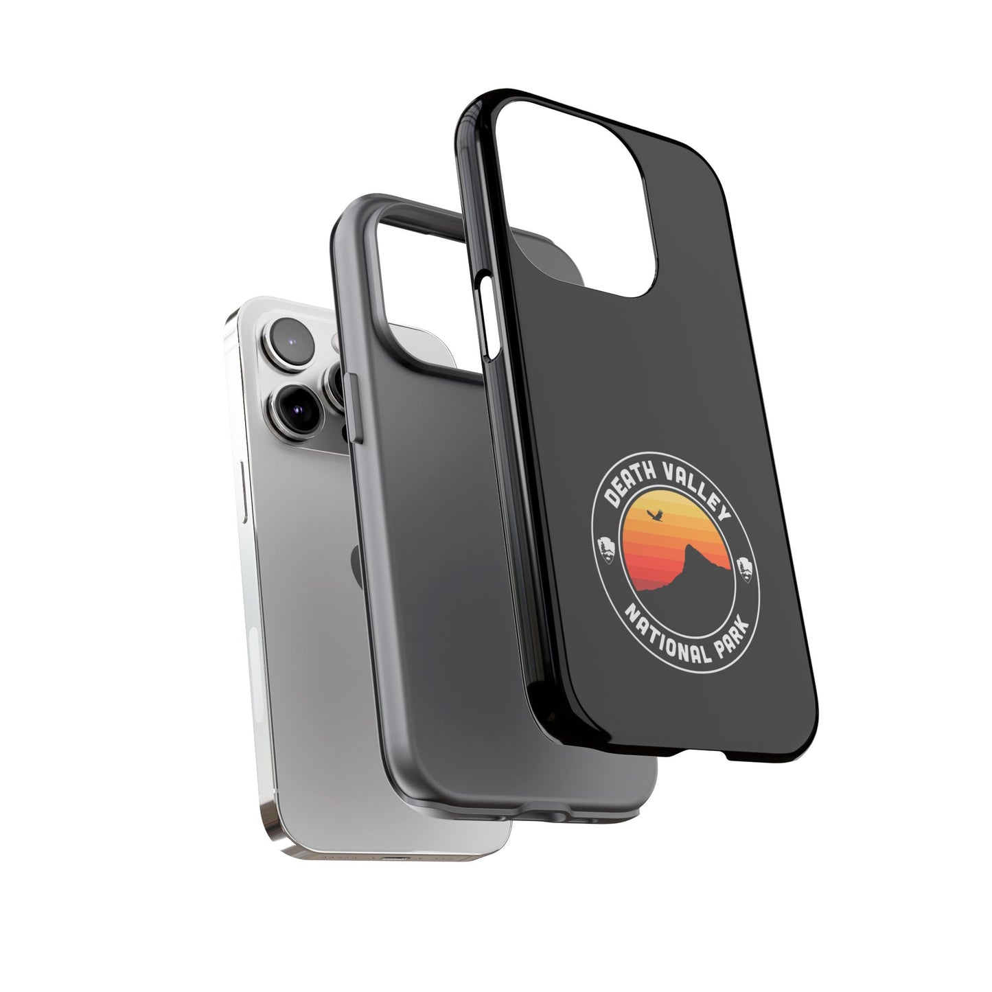 Death Valley National Park Phone Case - Round Emblem Design