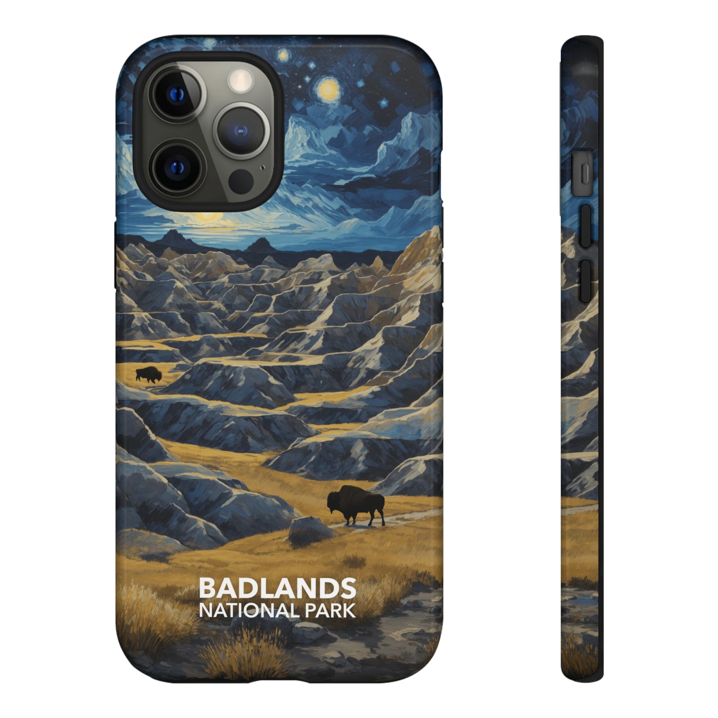 Badlands National Park Phone Case - Starry Night