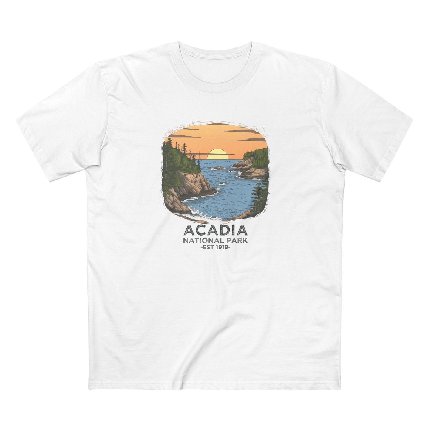 Acadia National Park T-Shirt - Vintage Design