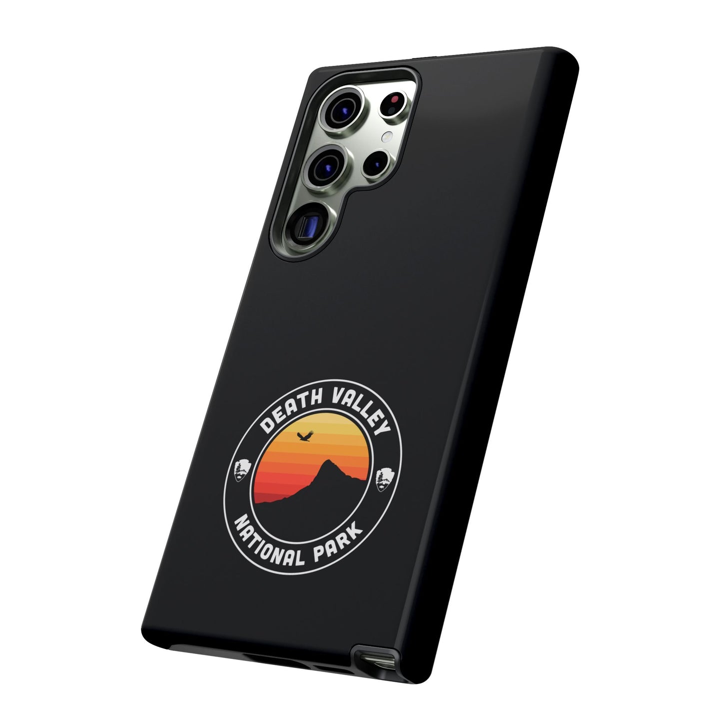 Death Valley National Park Phone Case - Round Emblem Design