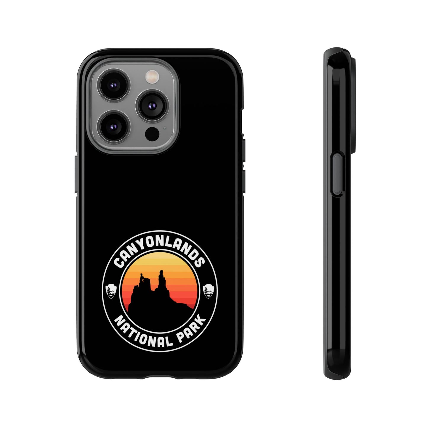 Canyonlands National Park Phone Case - Round Emblem Design