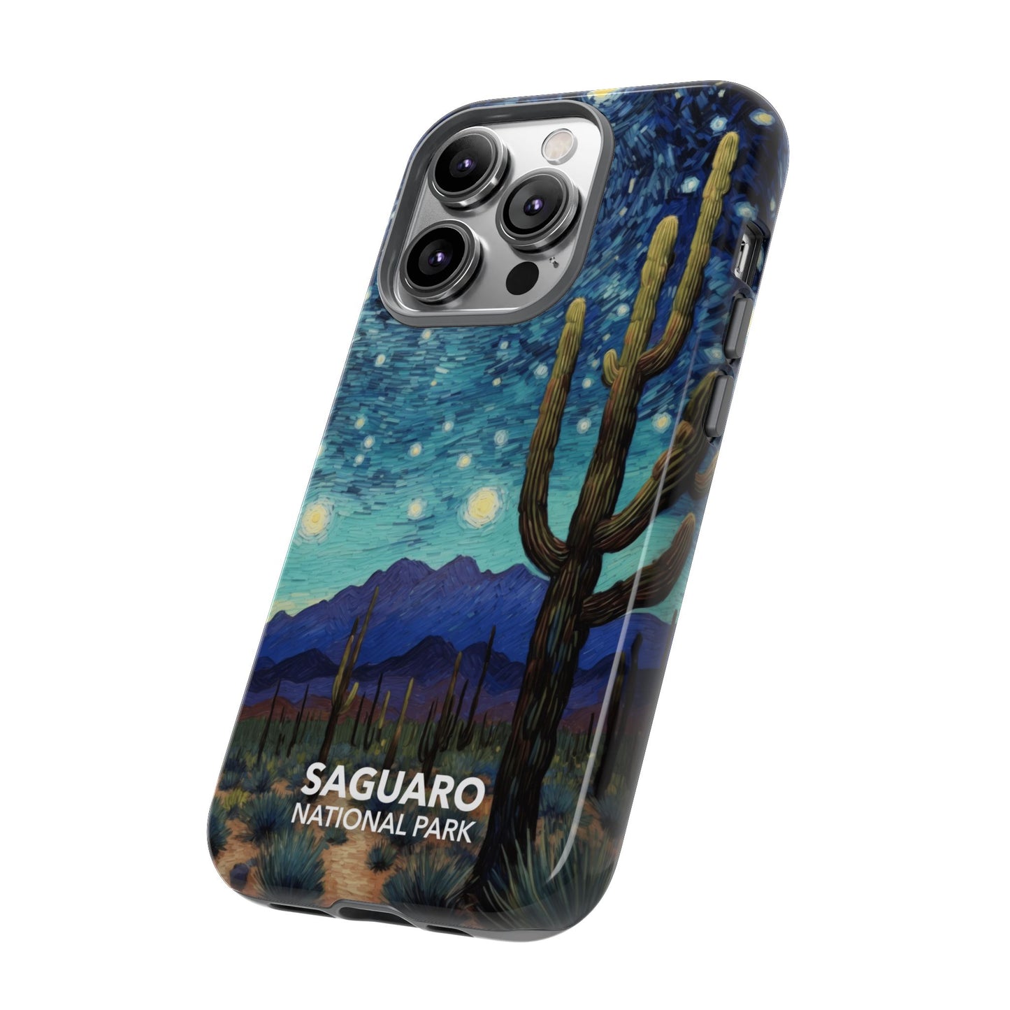 Saguaro National Park Phone Case - Starry Night