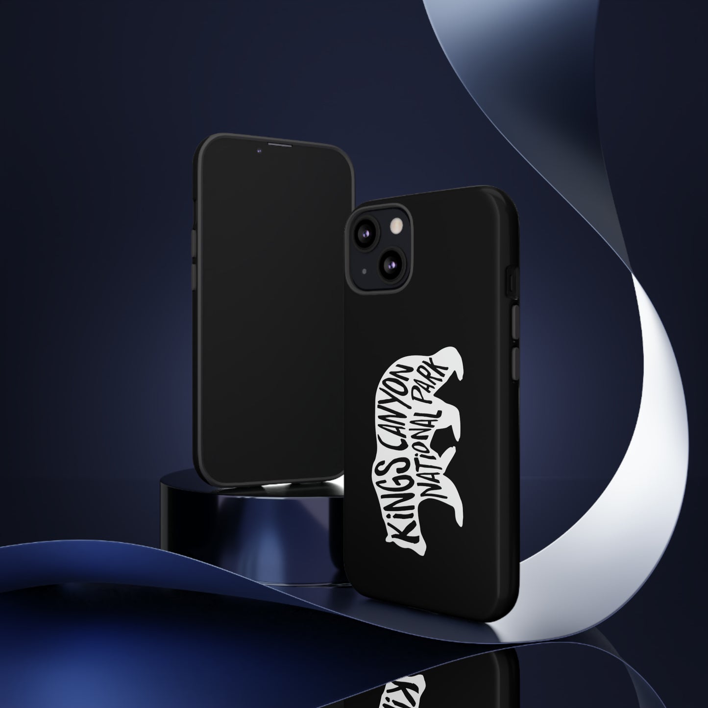 Kings Canyon National Park Phone Case - Black Bear Design