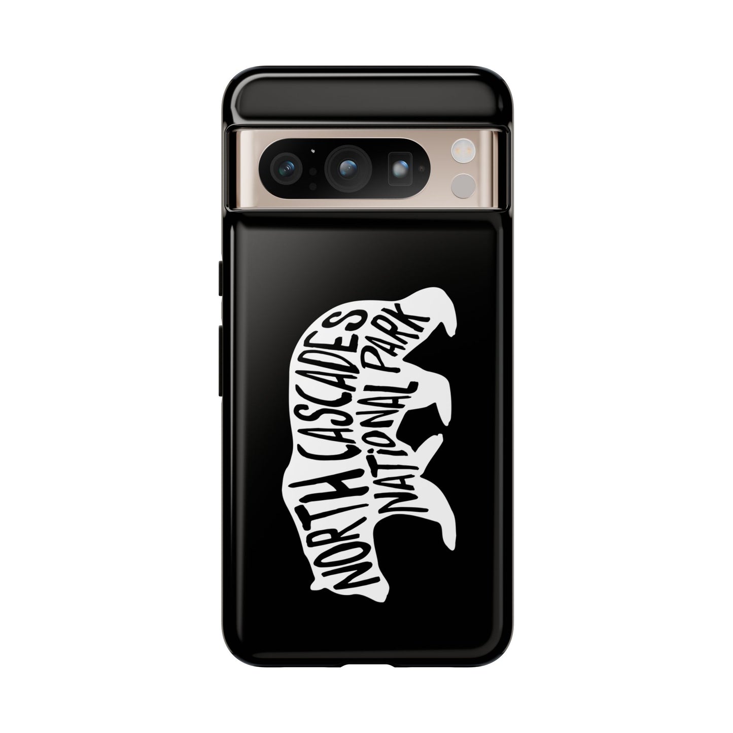 North Cascades National Park Phone Case - Black Bear Design